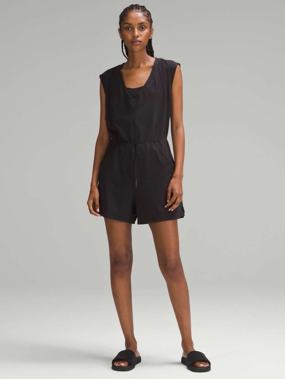 Lululemon French Terry V-Neck Romper